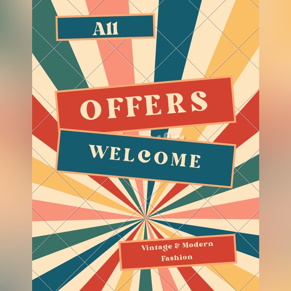 All offers welcome!